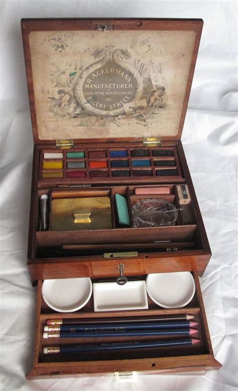 vintage art supply box for sale 